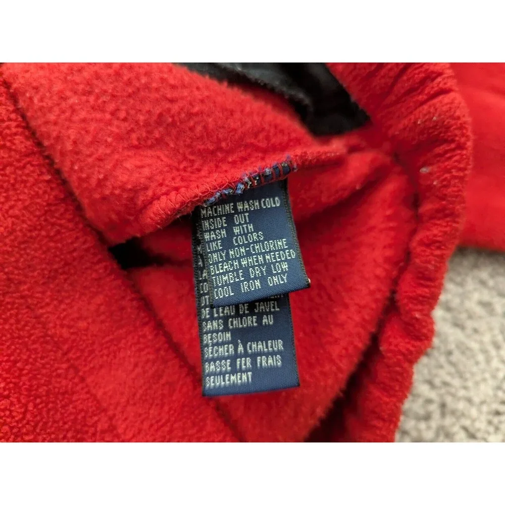 Vintage Nautica Jacket‎ Mens Extra Large Full Zip Fleece Made in USA 1990s